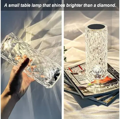 Crystal dimond table lamp